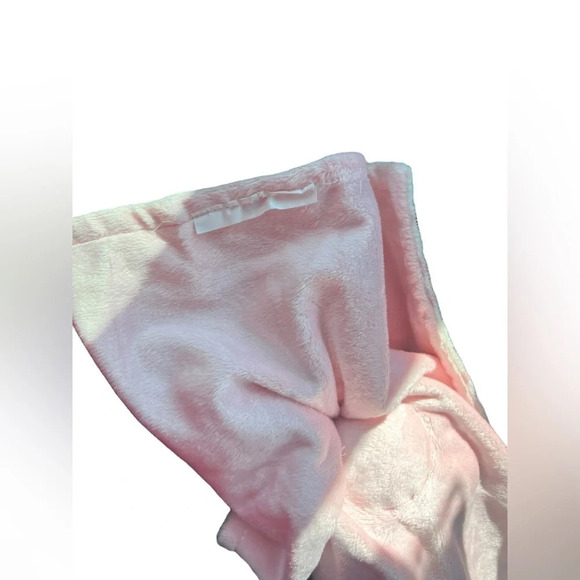 Modern Moments by Gerber Baby Plush Pink White Cat Lovey Security Blanket - Picture 3 of 3